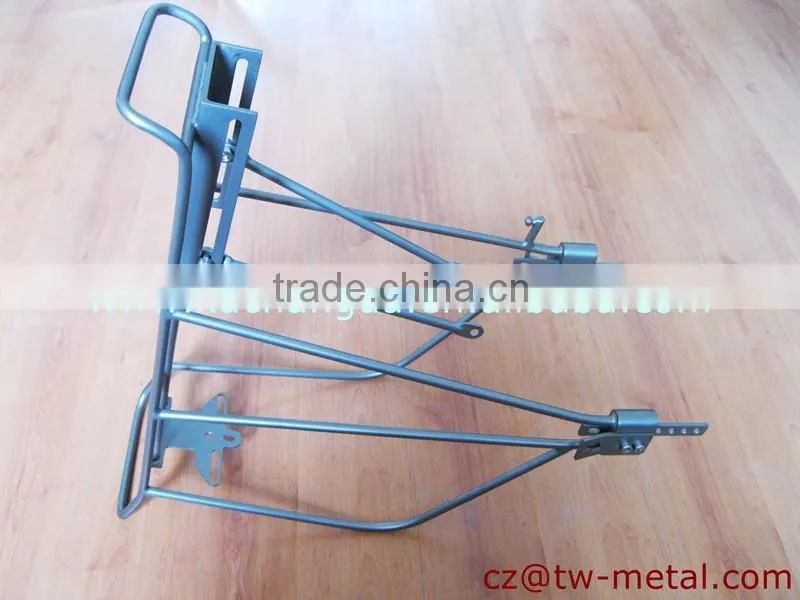 Customized Titanium bicycle rear rack Ti bike luggage carrier for MTB bike