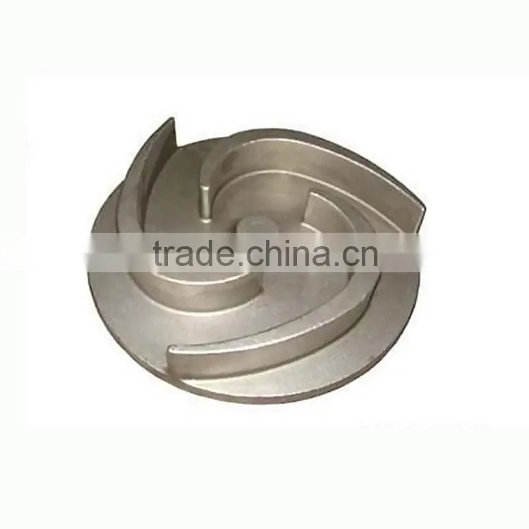2016 Customized CNC machining parts Stainless steel impeller for deep well submersible water pump