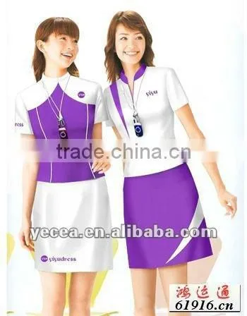 Hot selled sales ladies spandex Promotional uniform