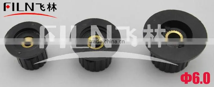 50pcs a lot 6.0 diameter 5009-32 electronics plastic rotary encoder pointer knob