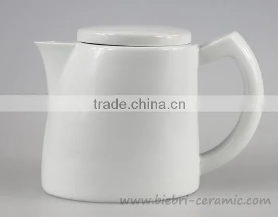 1000ml Antique Plain White Custom Printed Porcelain Ceramic Teapot Water Kettle With Mugs Cups Sets