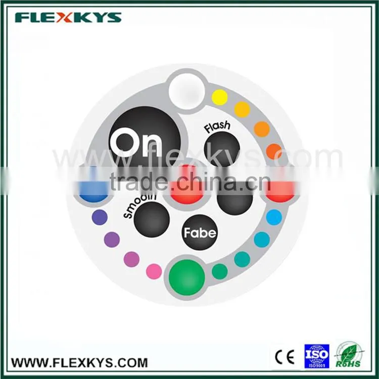 New stylish graphic overlay for LCD machine