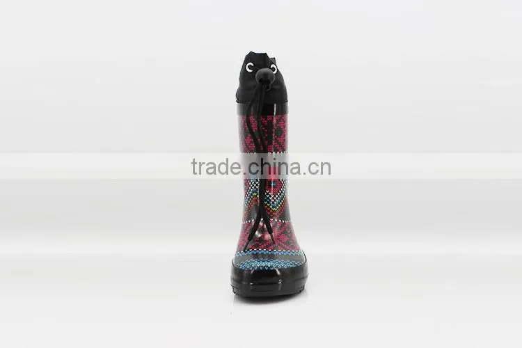 2016 Top quality Customised designs Environmental galoshes rain boots