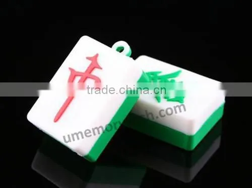 Mini Chinese game mahjong shape portable 16gb usb drive 2gb