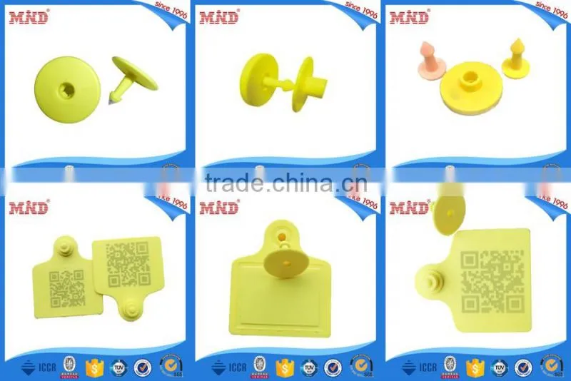 MDAT33 LF Frequency Full colors rfid tag animal ear tag for tracking