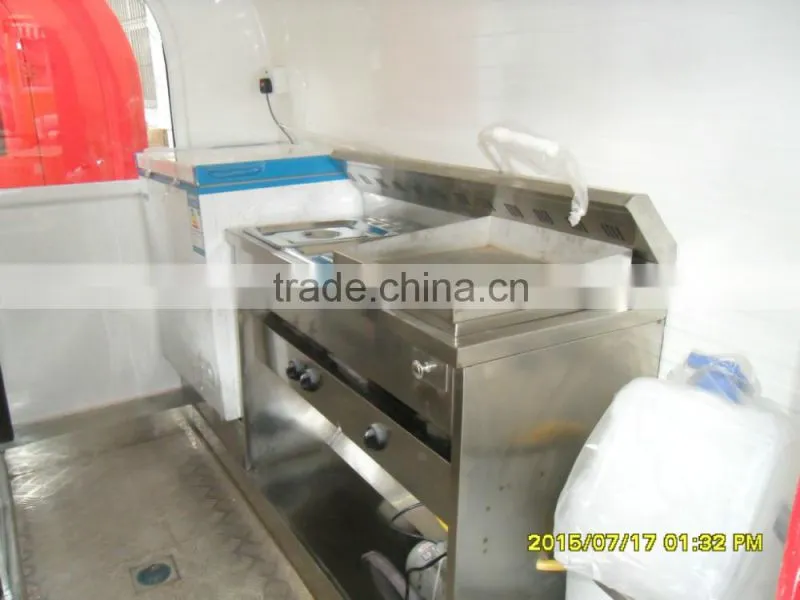 BBQ hot dog carts/french fry cart/food trolley cart for sale
