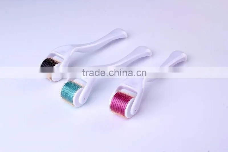 540 Titanium derma roller,skin roller, face roller Needles Derma Micro Needle Skin Roller Dermatology Therapy Microneedle