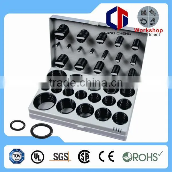 TC Rohs Certification 404pc Hardware Assorted Rubber O-Ring Flat Washers/Gaskets