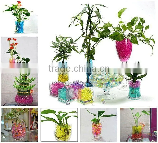 Cube clear UK crystal soil for candle deco