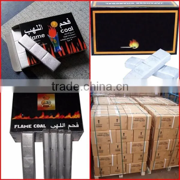 Silver coconut shell charcoal malaysia hookah charcoal