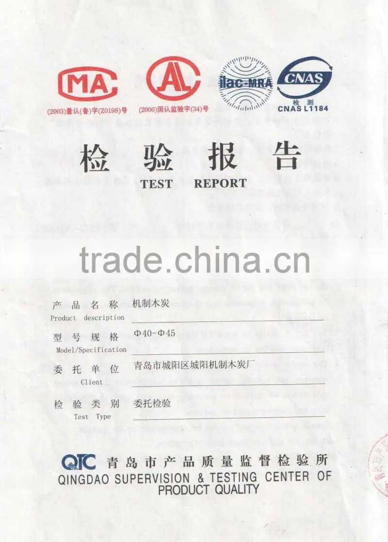 High Quality and Inexpensive Machine Made Charcoal Briquette