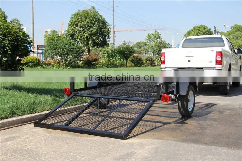 Economic Hot Dipped Galvanized 10x5ft High Quality Heavy Duty Full Welded Tandem Trailers