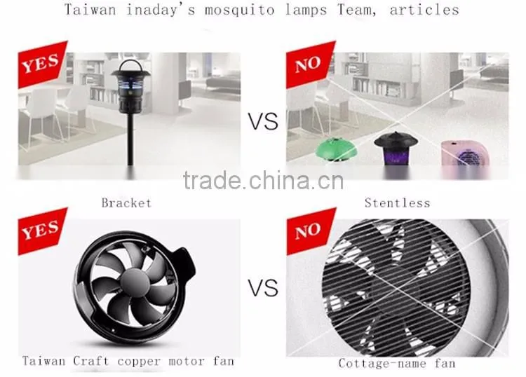 New design covering widely UV lamp mosquito killer