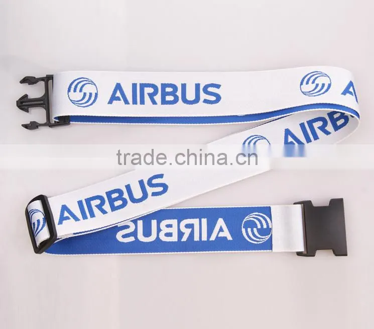 Adjustable multicolor travel luggage belt