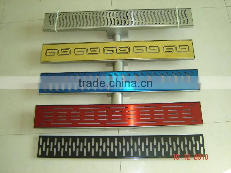 stainless steel shower channel