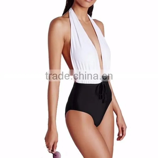 woman hot one piece swim wear with high quality