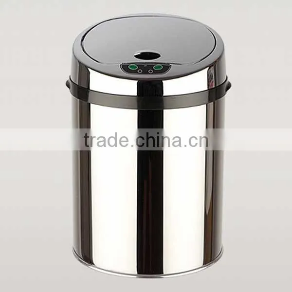 Automatic Infrared Sensors Stainless Steel Trash Can