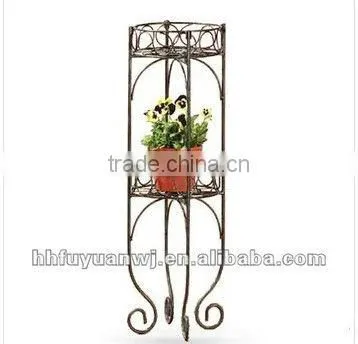 metal flower pot stand for garden planter