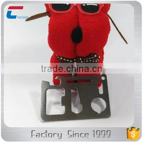 Custom OEM Design Credit Card Size Metal Bottle Opener