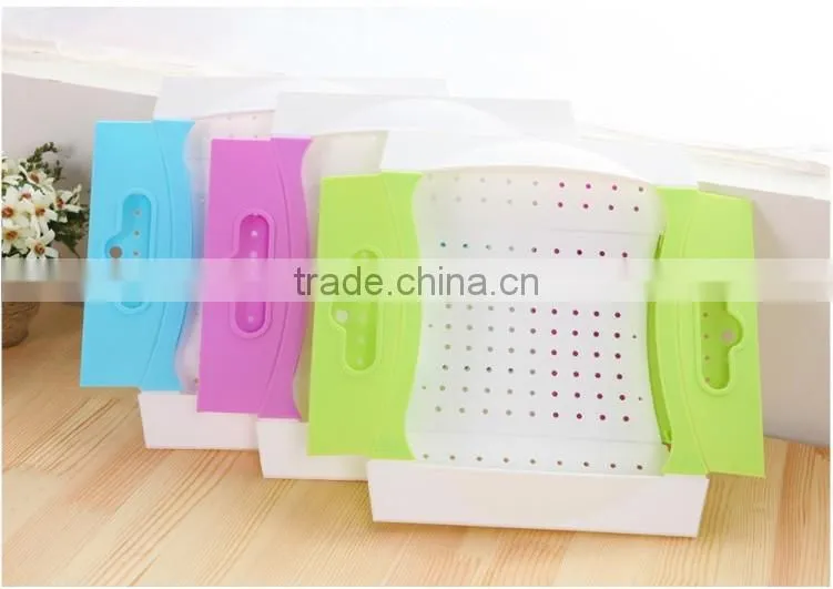 kitchen plastic folding plastic fruit vegetable basket dropping water basket vegetables drop