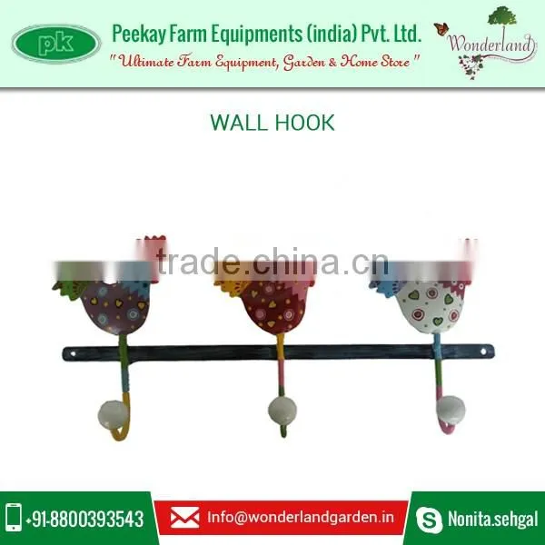 Hen Decorative Metal Wall Hook for Clothes Available at Rock Bottom Price