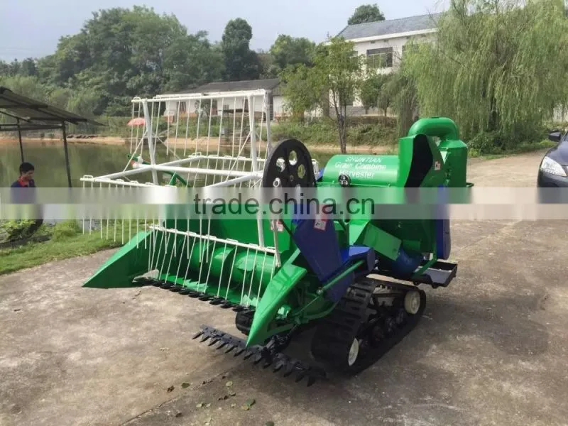 New small mini rice wheat combine harvester