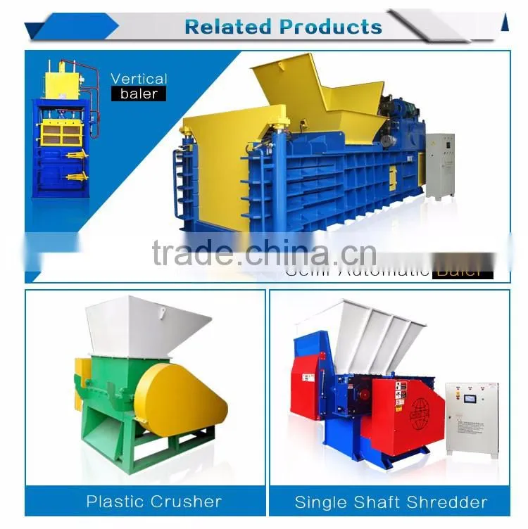 Easy operation 250T Hydraulic Automatic Baler baler machine
