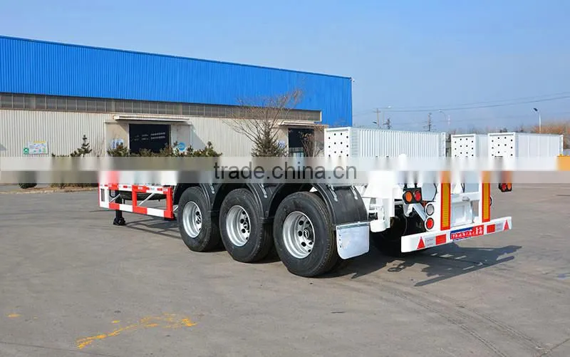 3 Axles 40 FT Container Chassis Semi Trailer For Sale