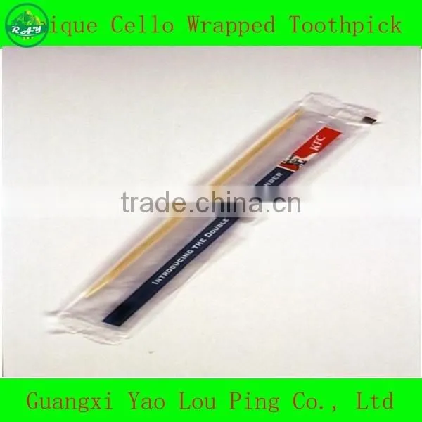 Bamboo grooved toothpicks