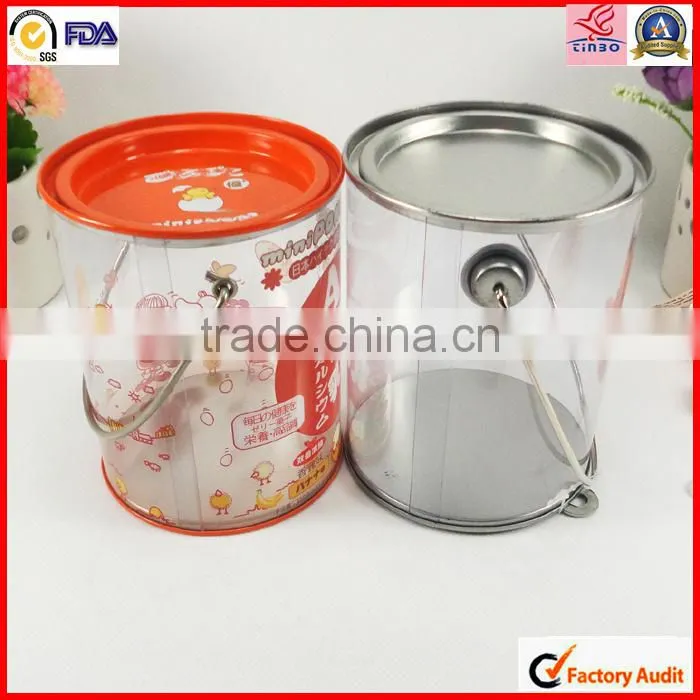 wholesale hot sale clear pvc tube can