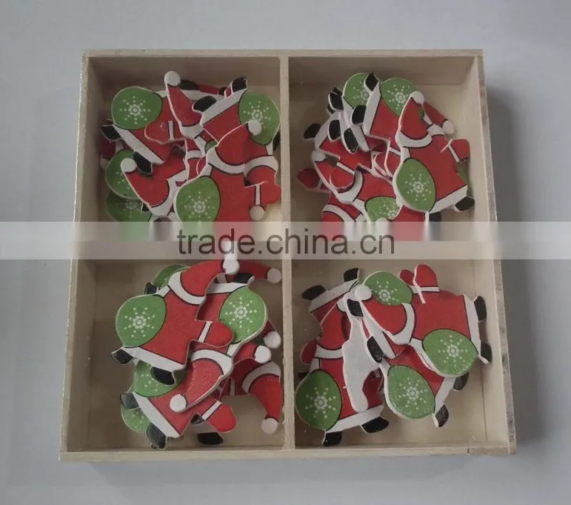 Hand painted Wooden frog Stick craft