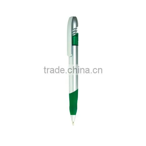 Best selling stylus ballpoint pen with plastic barrel and rubber grip