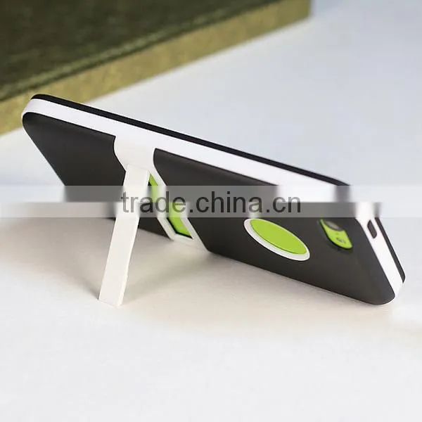 TPU color phone protective case with bracket for iPhone5C