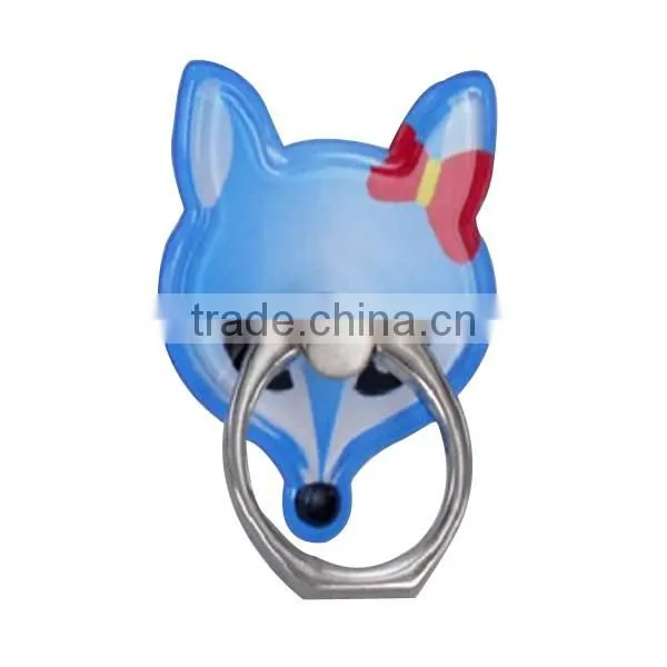 New launch fox mobile phone holder, fox shaped plastic ring holder