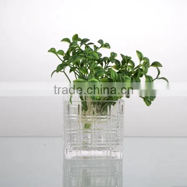 newest houshold type machine made the double groove square vase