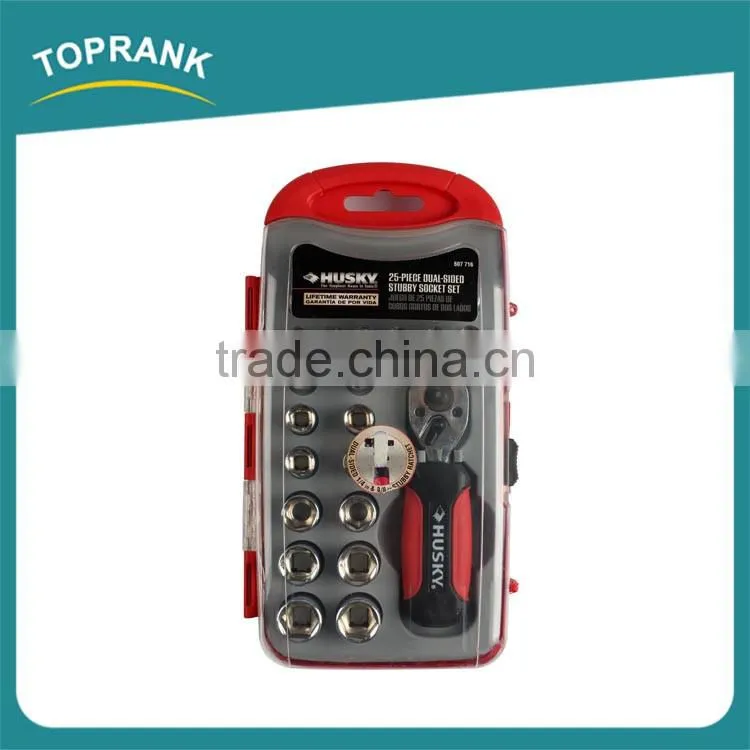 31pcs Stubby ratchet socket set, socket tool set, socket wrench set