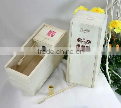 unfinished carving wine box