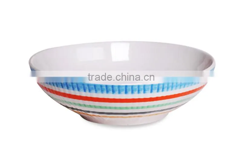 stoneware cheap embossed ceramic soup bowl