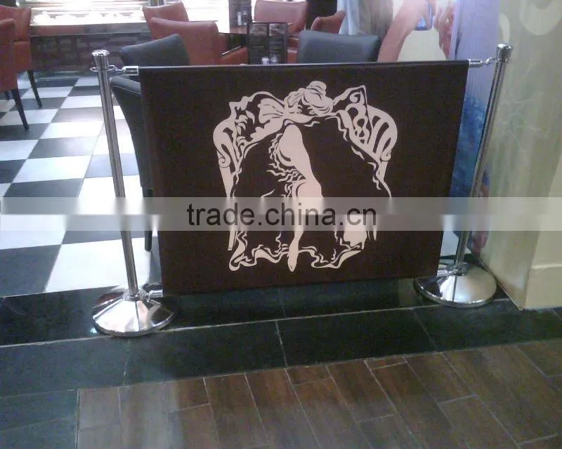 Powder-coated Steel Cafe Barrier