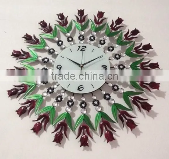 Flower Wall Clock High Quality(GZH-9) Wholesale good quality