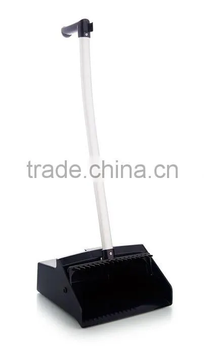 strong durable plastic metal long handle dustpan