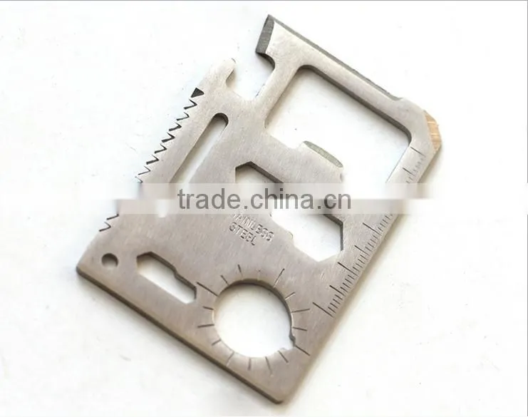 2016 new fishing outdoor knife credit card leather packing small and special useful