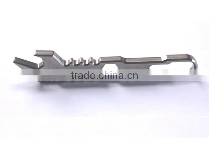 TK-2158 EDC Titanium Alloy beer opener Crowbar Screwdriver Multipurpose Pocket Survival Tool
