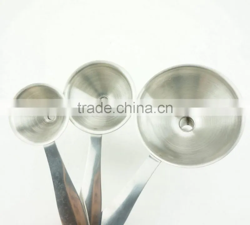 42134 3PCS Latest popular high quality small stainless steel funnel