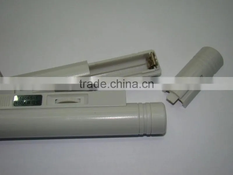 new 40x 80x 100x Pocket Microscope with LED Light Source and Reading Illuminant Magnifier