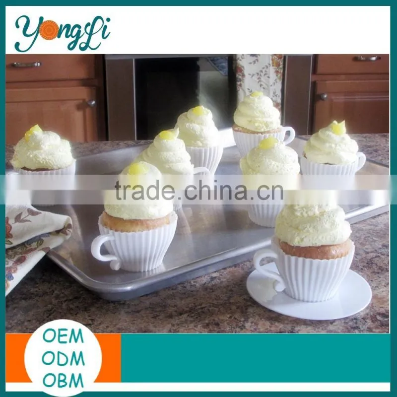 New Fashion Muffin Tulip Silicone Cup