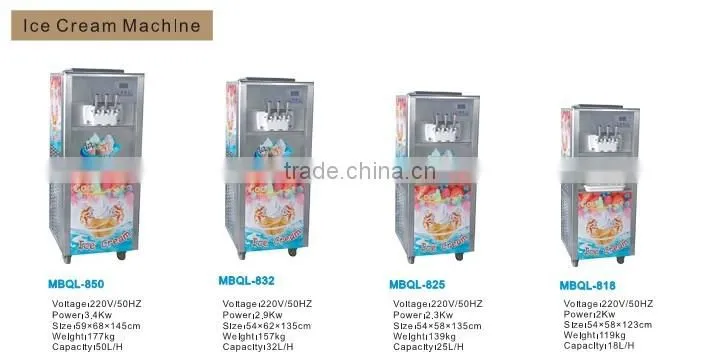 2017 Good Quantity Ice Cream Machine