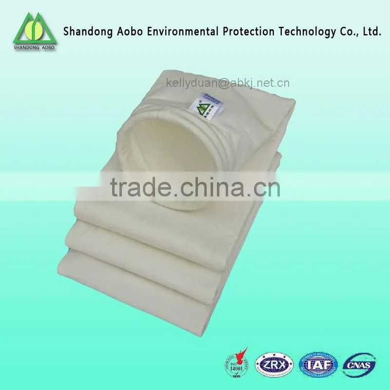 Non woven Water proof and oil proof polyester filter clothes for cement plant