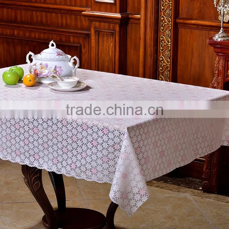 Wipe easy PVC tablecloth in rolls home decorative tablecloth