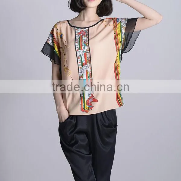 2015 new style fashion ladies' high quality hand work saree blouse designs